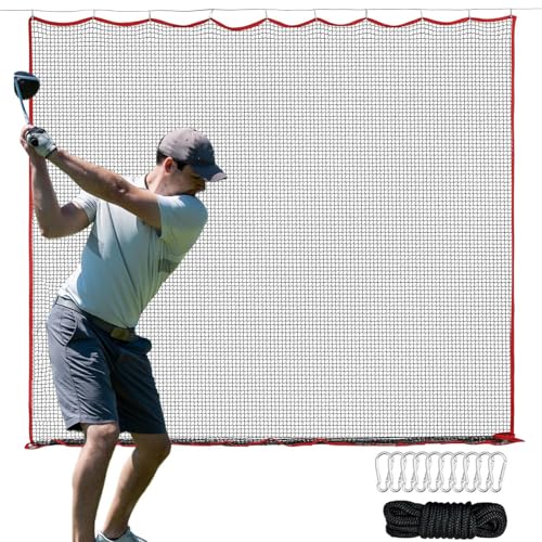 Net d'entraînement de golf et football, filet de sport robuste 10x10ft