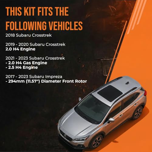 Image of Max Advanced Brakes Front & Rear Brake Kit For Subaru Crosstrek