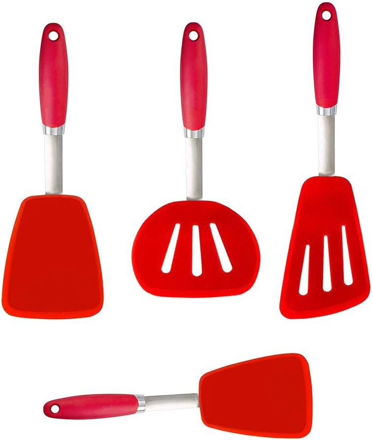 Extra Large Rubber Spatulas Silicone Heat Resistant Spatula Set XL