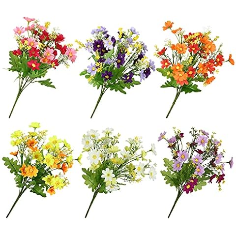 Kesote Bouquet Marguerite Artificielle 6 Pcs Cover