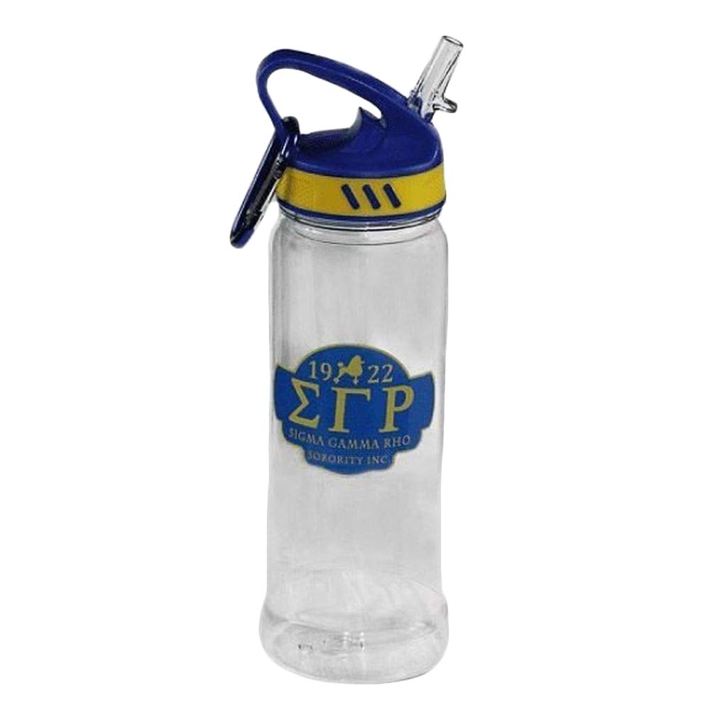 Greekgear Sigma Gamma Rho Water Bottle W Carabiner Hook