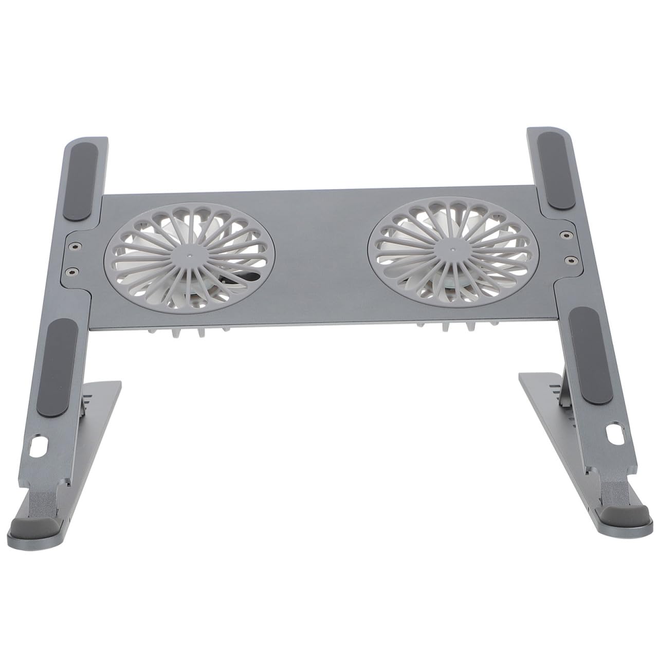 Supporto Raffreddamento Notebook in Lega di Alluminio, Ventilato | Ventola a Turbina, Doppia Dissipazione, Struttura Regolabile e Smontabile