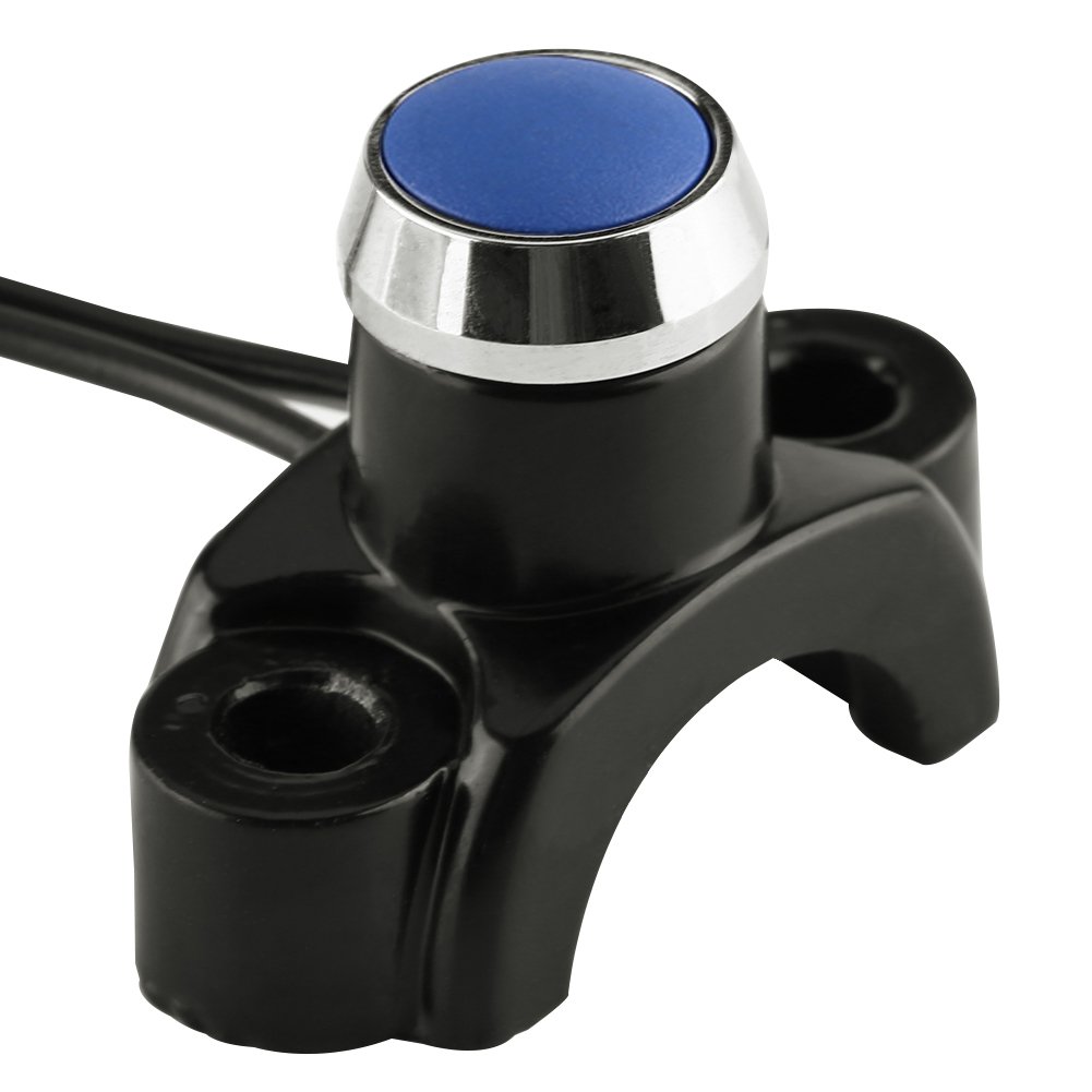 Interrupteur Guidon Moto Bouton-Poussoir Démarreur 22mm Universel - Marche/Arrêt Pit Dirt Bike ATV