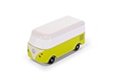 CANDYCAR® Wooden Diecast Collection - VW T1 Leafy Green, Premium Handcrafted Beech Wood Toy Car