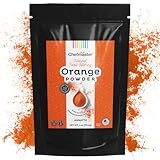 Plant-Based Natural Food Color Powder by Chefmaster, No Artificial Dyes, Annatto Powder for Icing, Fondant, Buttercream & Decorating, Quality Crafted in California USA, Orange, 4 oz