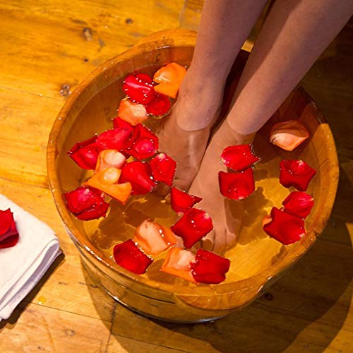 Tina de madera para pies con masaje spa miniatura 6