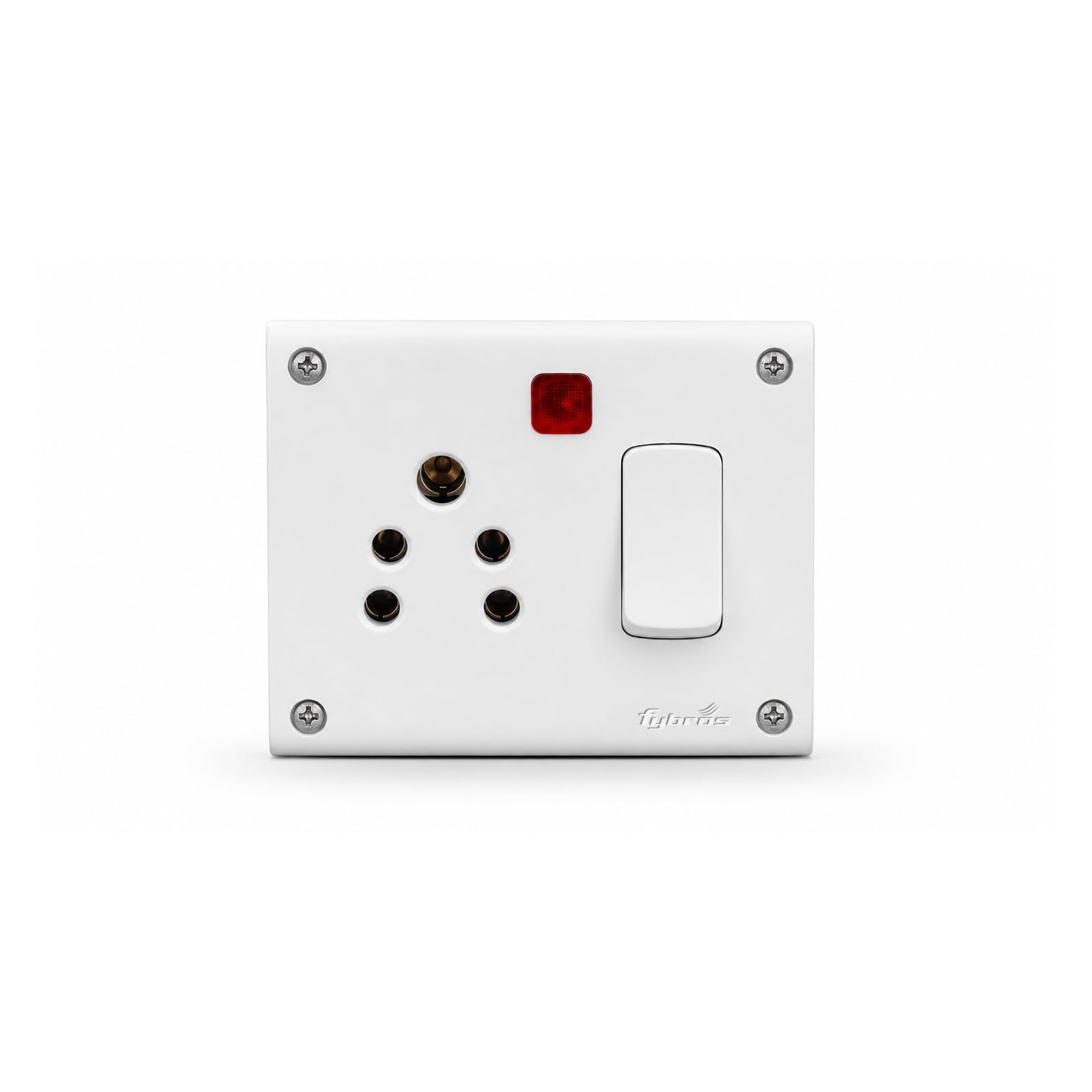 Fybros Dolly Junction Box | 6A Universal Socket | Durable Electric S.S J. Box – White-image-16