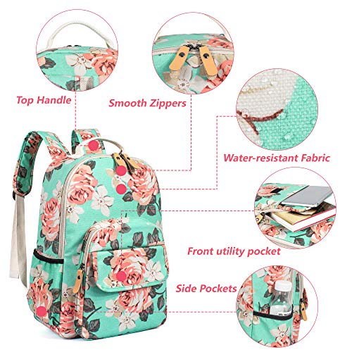 Image of Leaper Floral Backpack for Travel Bag bag Satchel Daypack Pink