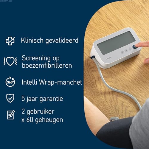 Omron X3 Comfort bloeddrukmeter – IntelliWrap 22-42 cm - View 4
