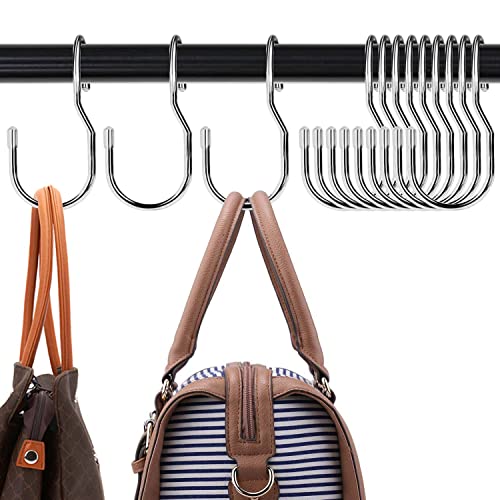Unique Twist Design Bag Hanger Purse Hooks - 5 Inch Large Size Cl...