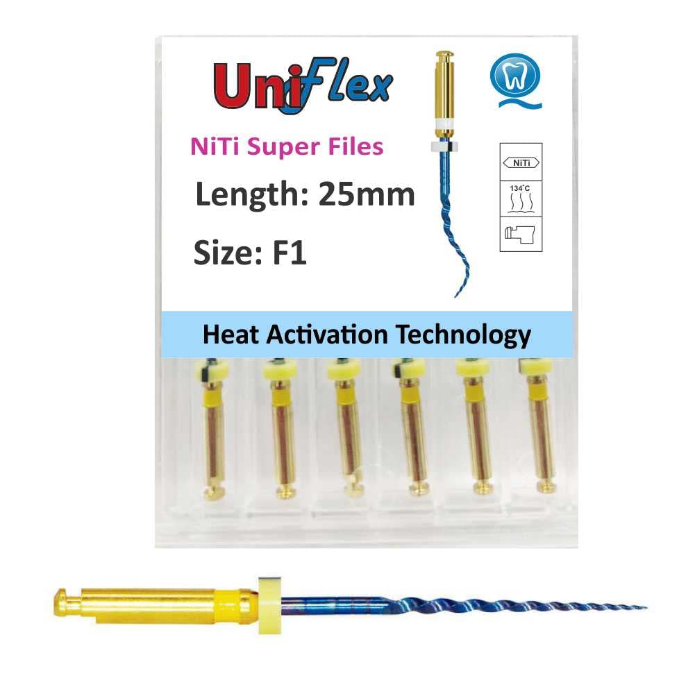 Uniflex NiTi Rotary Files F3 25mm Blue super files Heat Activation Technology (B09M45922X) Amazon Price History, Amazon Price Tracker