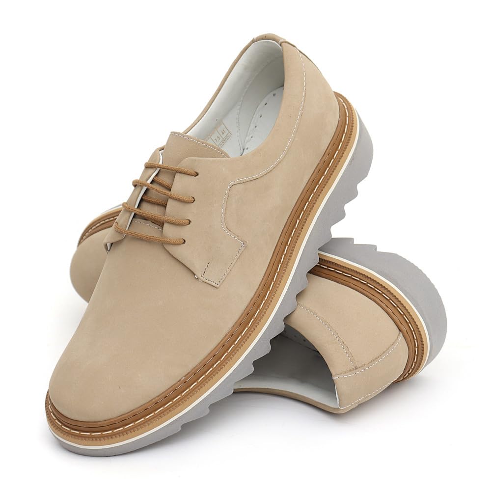 Sapato Derby Masculino Solado AltoTratorado Em Couro Nobre Camurça de Luxo em promoção! Veja a oferta e mais achadinhos de Sapatos 4 Hoje é o melhor dia para comprar Sapato Derby Masculino Solado AltoTratorado Em Couro Nobre Camurça de Luxo com aquele preço maroto! Promoção! Aproveite a oferta! 4