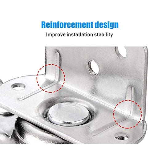 Roulettes pivotantes MU pour meubles roulettes avec frein 1.5"