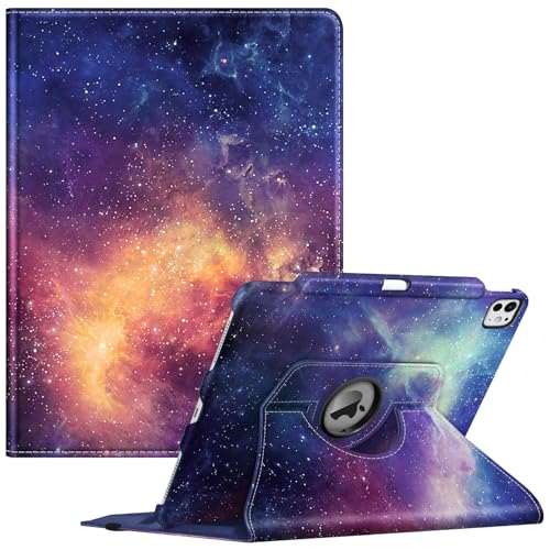Coque pour iPad Pro 13 Pouces M5/M4 anti rayures avec fente stylet et rotation complète