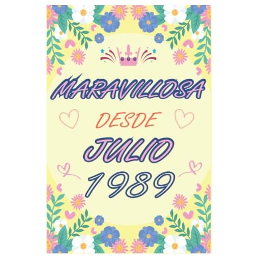 CUADERNO, MARAVILLOSA DESDE JULIO 1989: Regalo de 33 cumpleaños para mujeres y hombres, ideas de 33 cumpleaños... un cumpleaños... divertido, cuaderno ... regalo de 33 cumpleaños para él/ella.
