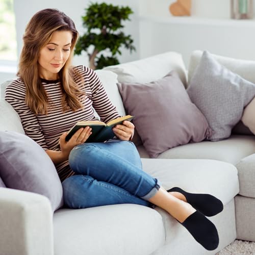 Women’s No Show Socks 5 Pairs Non Slip Flat Boat Low Cut Invisible Liner Socks3