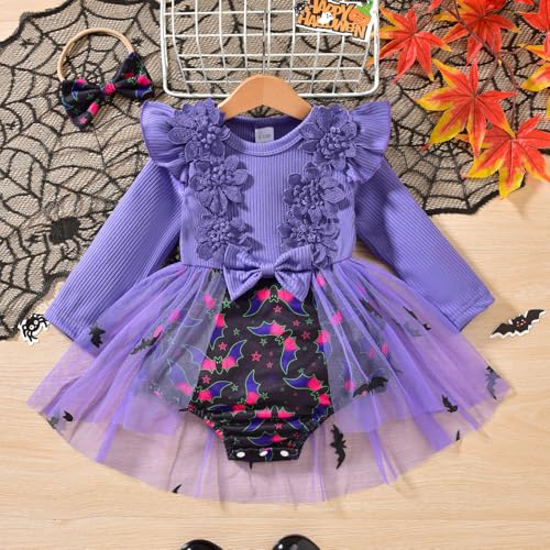 My First Halloween Baby Girl Outfits Newborn Girl Rompers Jumpsuits One Piece Clothes Infant Pumpkin Patch Clothing3