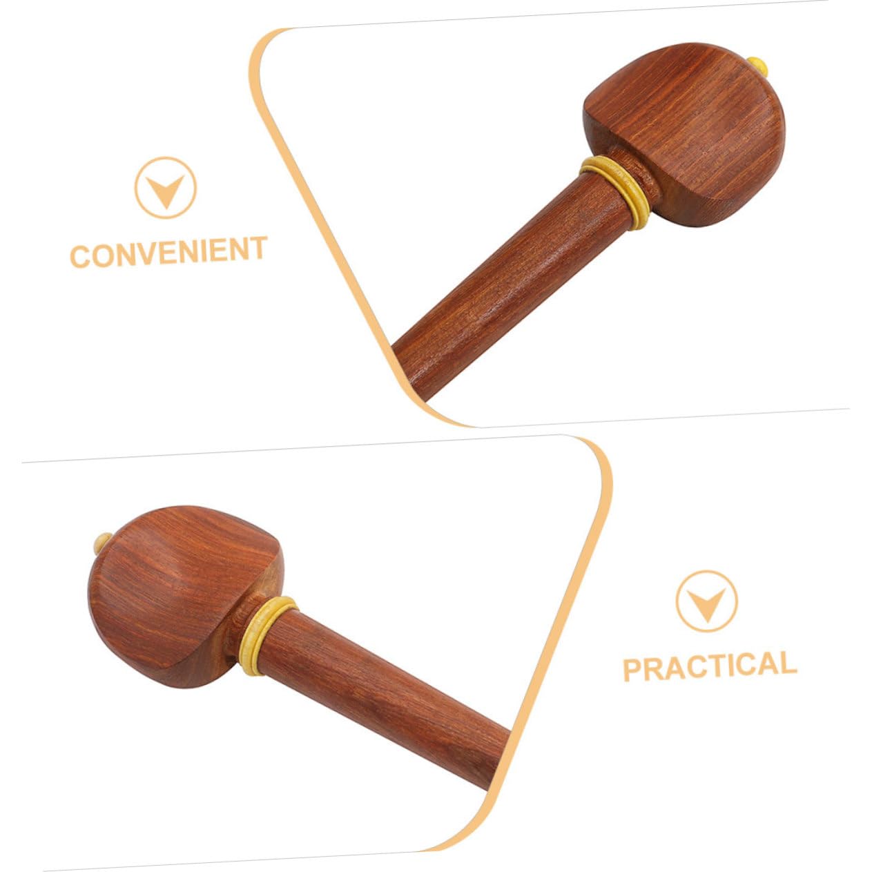 Toyvian Set Da 4 Meccaniche Di Accordatura in Legno Di Palissandro Per Violoncello, Meccanica Per Accordatura Fine Lucido, Accessori Professionali Per Violoncellisti