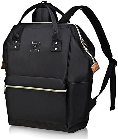 Bebamour Travel Backpack for Women and Men Laptop Rucksack 15.6 inch Classic Waterproof College Travel Business Bags Dipaer Backpack（Black）