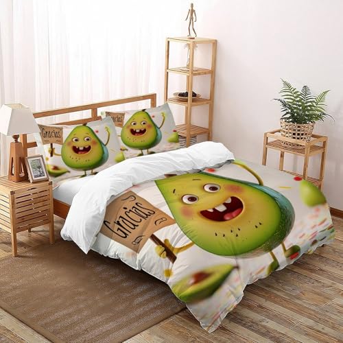 Housse de couette fermeture éclair microfibre verte lit double King - 3