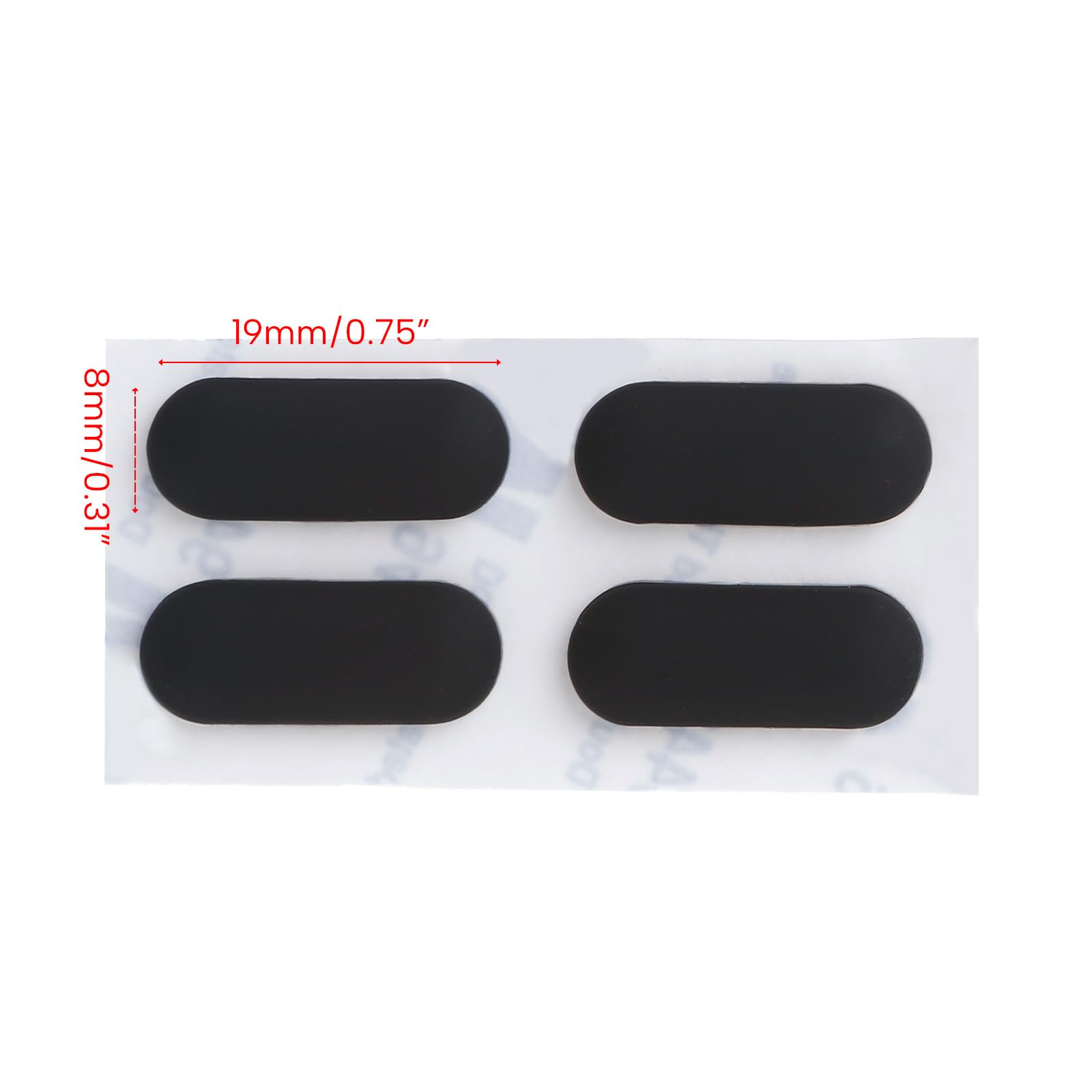 4 piedini in gomma per laptop Thinkpad T470 T480, copertura inferiore, piedini in gomma di ricambio per computer portatile