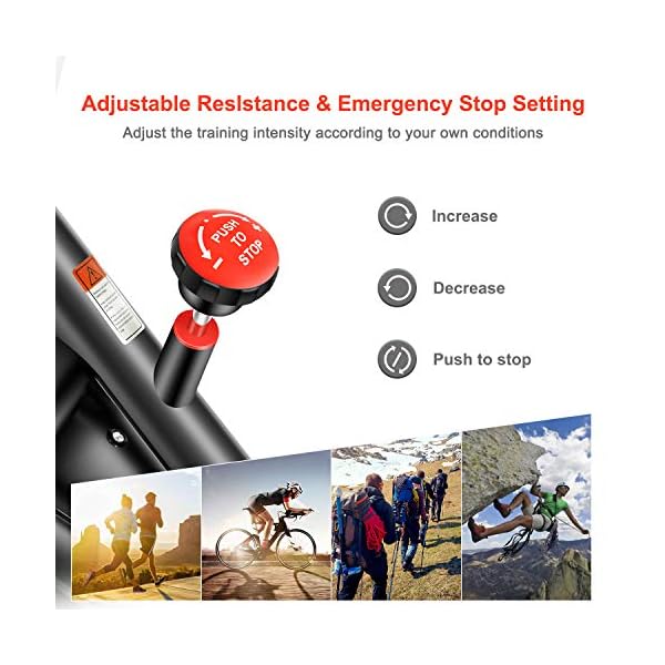 RELIFE-REBUILD-YOUR-LIFE-Exercise-Bike-Indoor-Cycling-Bike-Fitness-Stationary-All-inclusive-Flywheel-Bicycle-with-Resistance-for-Gym-Home-Cardio-Workout-Machine-Training-New-Version RELIFE REBUILD YOUR LIFE Exercise Bike with Adjusable Resistance & Comfortable Seat Indoor Stationary Cycling Bike with LCD Monitor Fitness Bicycle with Heavy Duty Flywheel for Home Gym Cardio Workout Machine New Version, Weight Capacity 400LBS