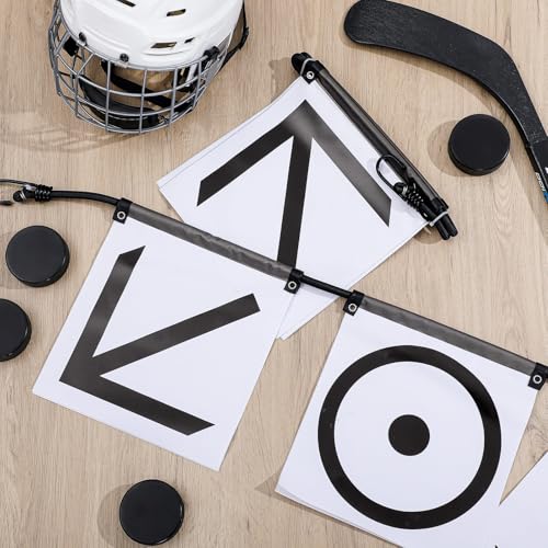 image for Outus 8 Pcs Hockey Shooting Net Targets for Hockey and Lacrosse Traini