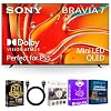 Sony K85XR70BKIT1 85 inch BRAVIA 7 4K HDR Mini LED QLED Smart Google TV with Dolby Vision, PS5 Exclusive Features,