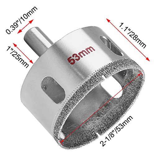 Image of Luomorgo 53mm /2 1 /8 inch Diamond Hole Saw