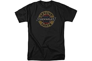 Chevy Genuine Chevy Parts Distressed Sign T-Shirt & Stickers: The Perfect Apparel for Chevrolet Enthusiasts