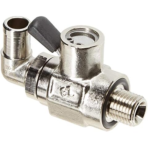 EZ-103(12mm-1.25) EZ Oil Drain Valve with removable L-Shape Hose End Combo Cover