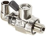 EZ-103(12mm-1.25) EZ Oil Drain Valve with removable L-Shape Hose End Combo