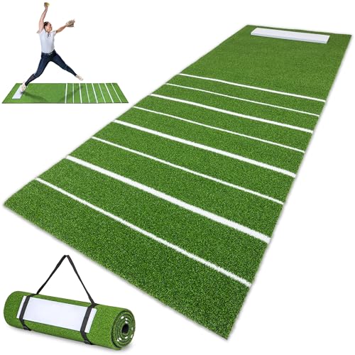 Tapis de lancer de softball GoSports à guidage de foulée pour la précision
