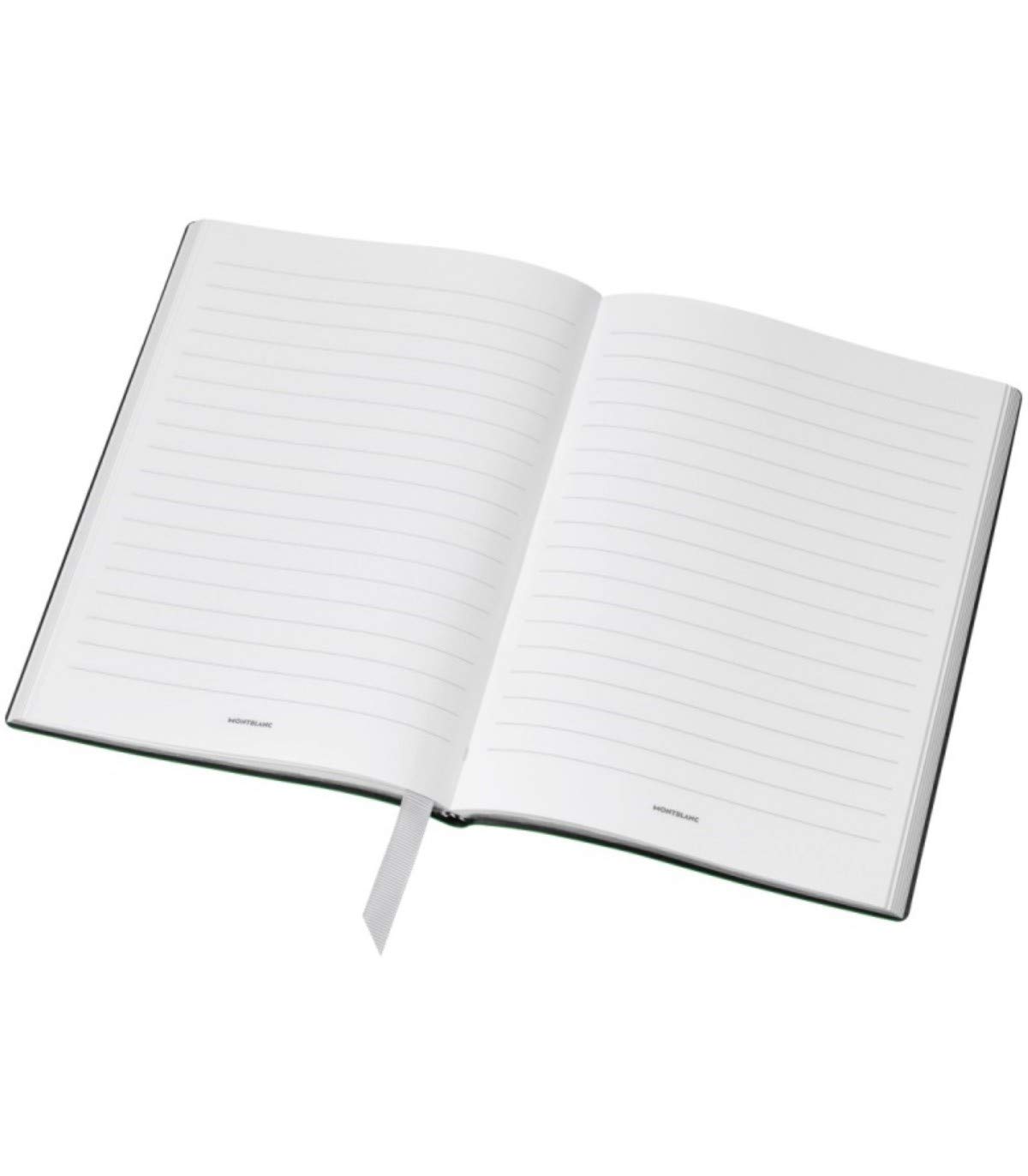 Montblanc Notebook 116518 Fine Stationery #146 – Liniertes Notizbuch aus Leder mit Softcover in DIN A5 – Farbe: Green – 192 Seiten