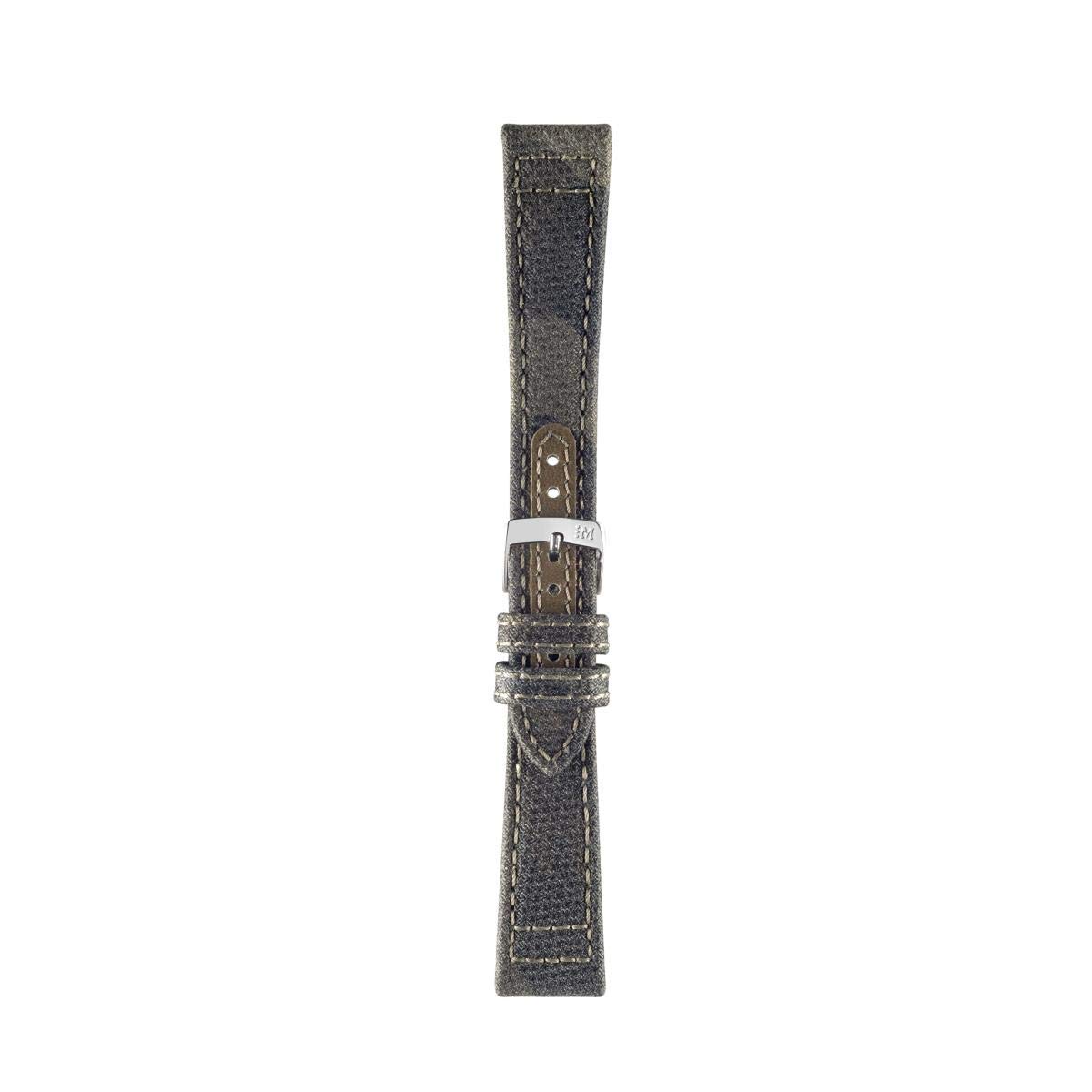 Morellato Unisex Sports Collection Fashion Athletic Camouflage Watch Strap A01X4496B06, Green, 18mm, Ribbon