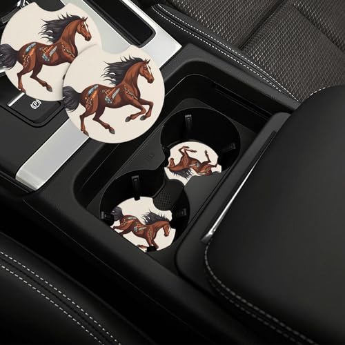 Portavasos para carro set 2 unidades negro de neopreno