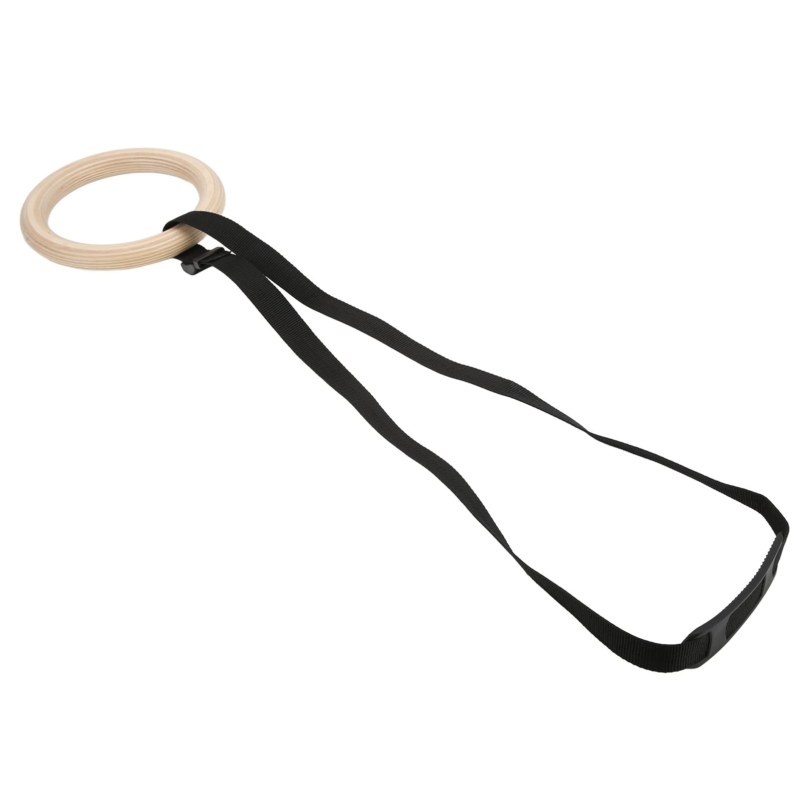Anillos de Gimnasio, 330 Libras de Capacidad, Cómodos, de Madera, Firmes, para Ejercicios de Dominadas, Inodoros para el Hogar para Entrenamiento de Cuerpo Completo