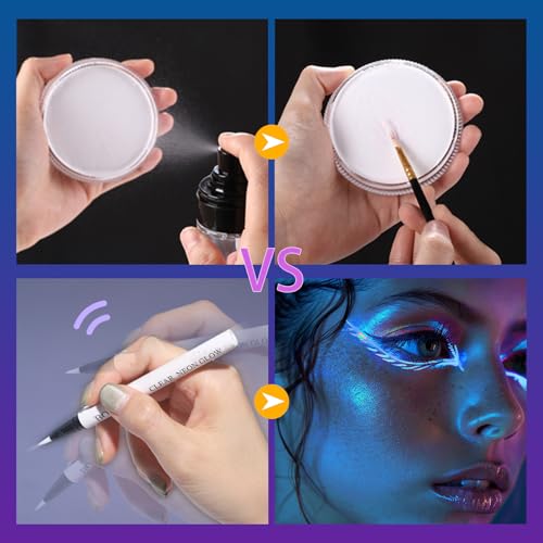 BOBISUKA Delineador Líquido UV Neon Transparente miniatura 5