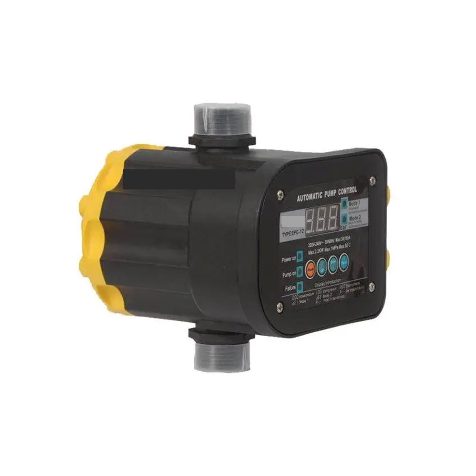 Presostato, Interruptor de control presión ajustable, bomba hidráulica automática, interruptor flujo agua refuerzo, controlador electrónico