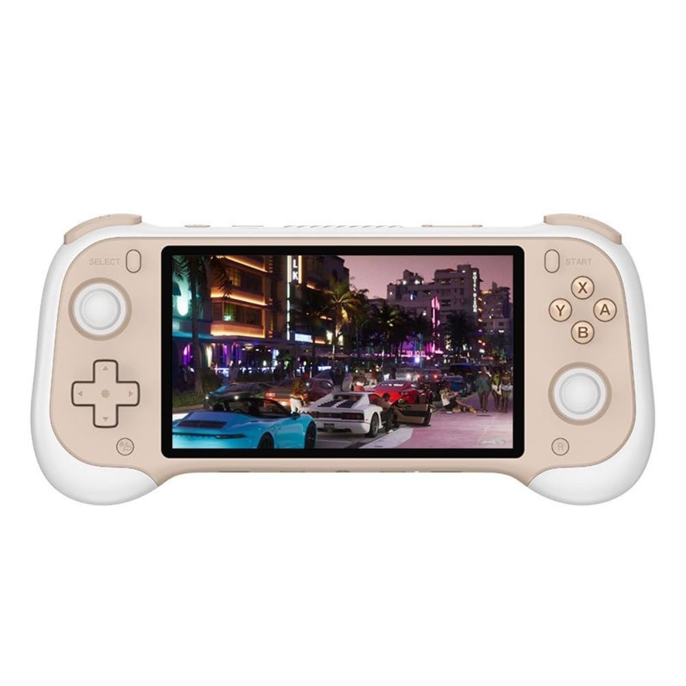 H55 Portable Handheld Game Console 128G, 5.5 Inch IPS Screen Open-Source 3D Retro Gaming Player with 20000 Built-in Classic Games, Support PSP/PS1/Arcade Emulators, Ideal Gift for Kids & Adults
