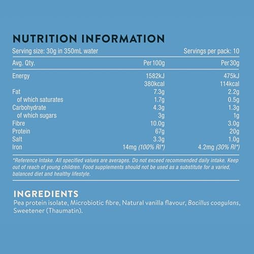 Miniatura 4 de Nuzest - Proteína + probióticos - Salud intestinal - Mezcla de proteínas vegetales en polvo de superalimentos - Bolsa de 10.6 onzas (10 porciones)