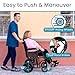 Vive Mobility Bariatric Transport Wheelchair for Adults - Supports 450lbs - Foldable, Heavy Duty Travel Wheel Chair - Portable, Transfer Aid with Swing Away Footrests & 22 Inch Wide Seat