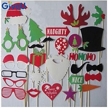 Snowflake Photo Booth Props Frozen Party Decorations Winter Wonderland Party Favor for Holiday Party, Christmas Party Supplies
