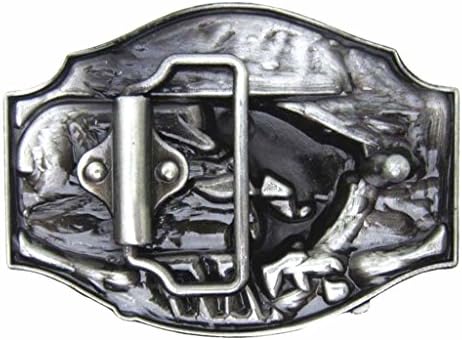MASOP Western Style Funny Casual Belt Buckle I'd Rather Be Fishing image 5