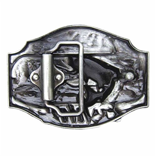 Masop Western Style Funny Casual Belt Buckle I'd Rather Be Fishing #TOP1