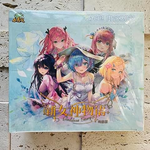 180 Pcs Goddess Story TCG Collection Cards, Booster Box Playing Cards/ 2024 New (NS-2M13) Cover
