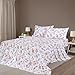 ZOYER Flannel Sheets Queen Size Set - Soft & Comfy Deep Pocket Cotton Flannel Bedding, Fitted Up to 16