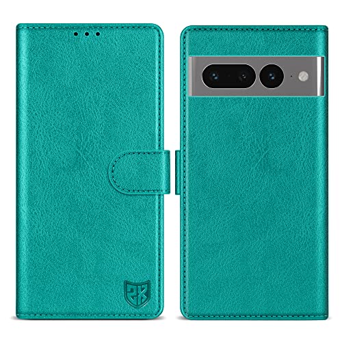 Image of ZZXX for Google Pixel 7 Pro Wallet Case Magnetic Closure 6.7 inch,Lake Blue
