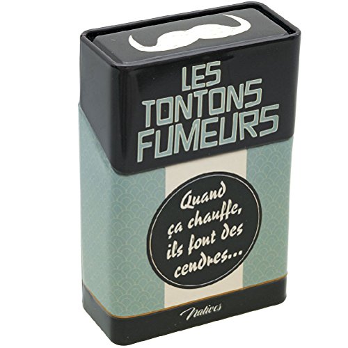 NATIVES Etui à Paquet de Cigarettes - Les tontons fumeurs Pitillera, 10 cm
