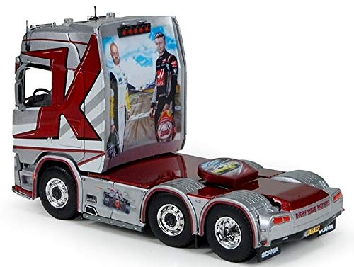 Miniature TEKNO 1/50 - Camion SCANIA R Highline - Transporteur HALLENGREE - NEUF